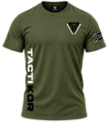 TactiKor 185G Gym Division Performance T-Shirt - Olive front view