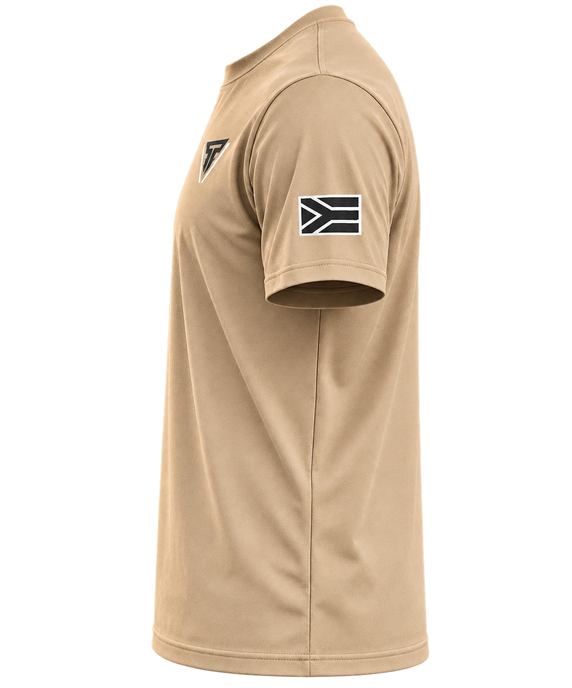TactiKor 165G Tactical T-Shirt stone colour side view