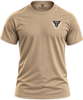 TactiKor 165G Tactical T-Shirt stone colour front view