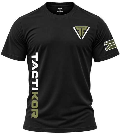 TactiKor 200G Moto Division T-Shirt black front view