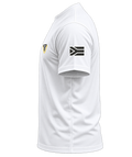TactiKor Gym Division white performance shirt front view